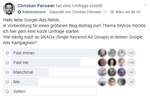 SKAG Umfrage